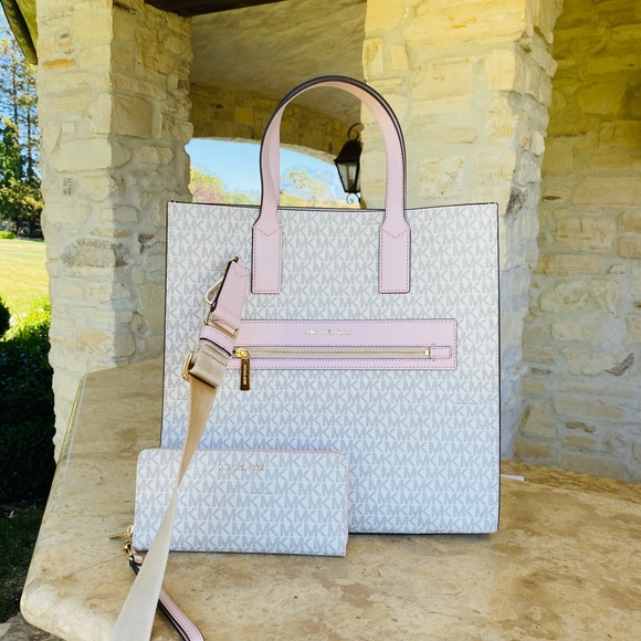NWT Michael Kors kenly signature handbag&wallet - Picture 1 of 15
